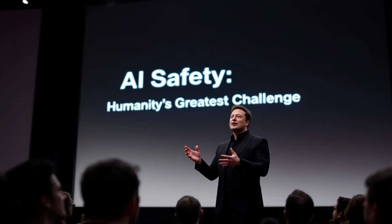 An image of a robot hand reaching towards a human hand against a dark background.