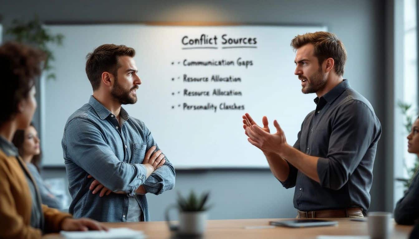 People having a disagreement in the workplace