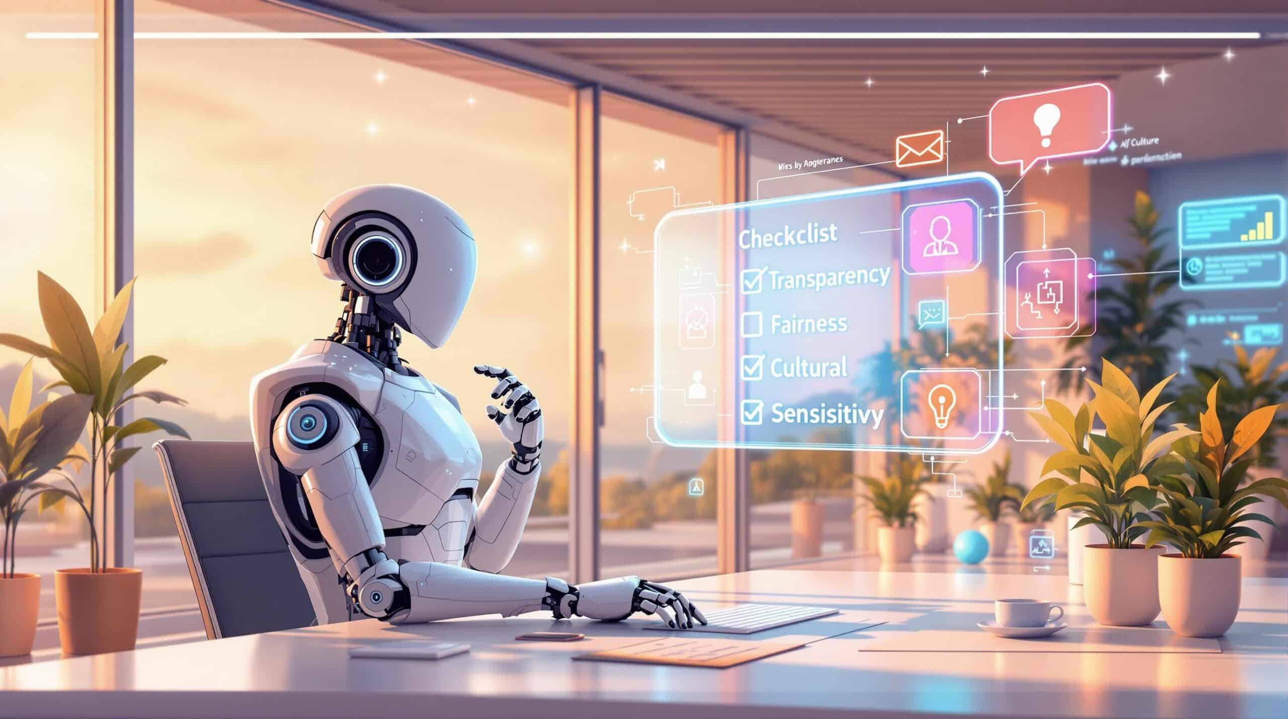 Checklist for Ethical AI Text Generation