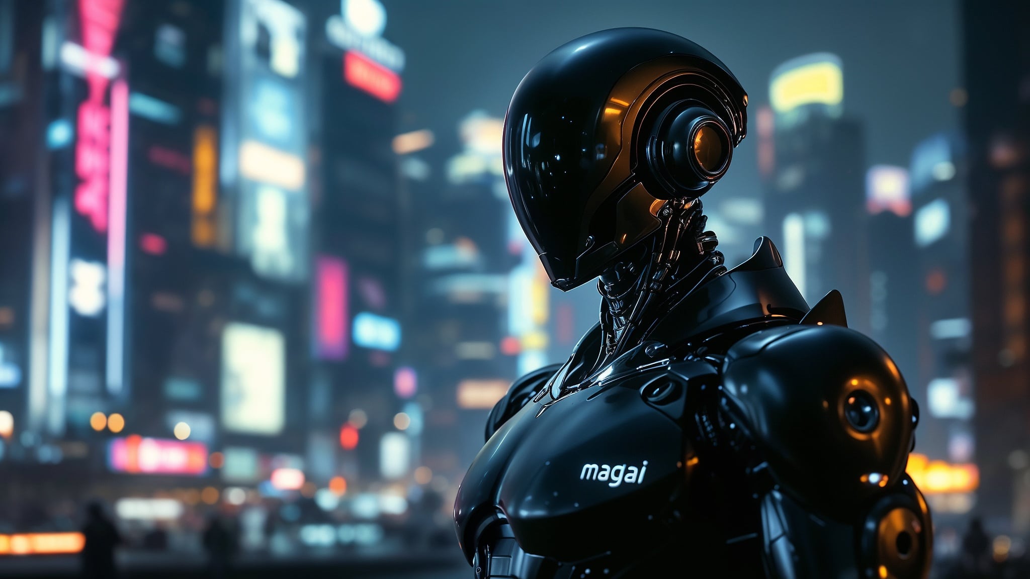 ai generated image of a futuristic robot