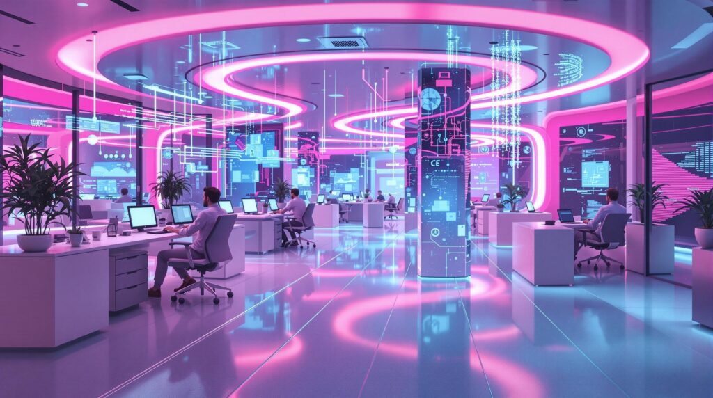 dynamic office environment with machine learning powering space assignment