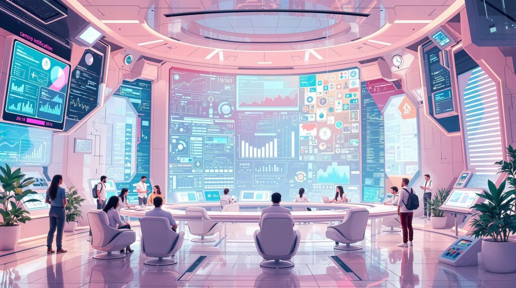 diverse human figures working collaboratively with bias identification and mitigation