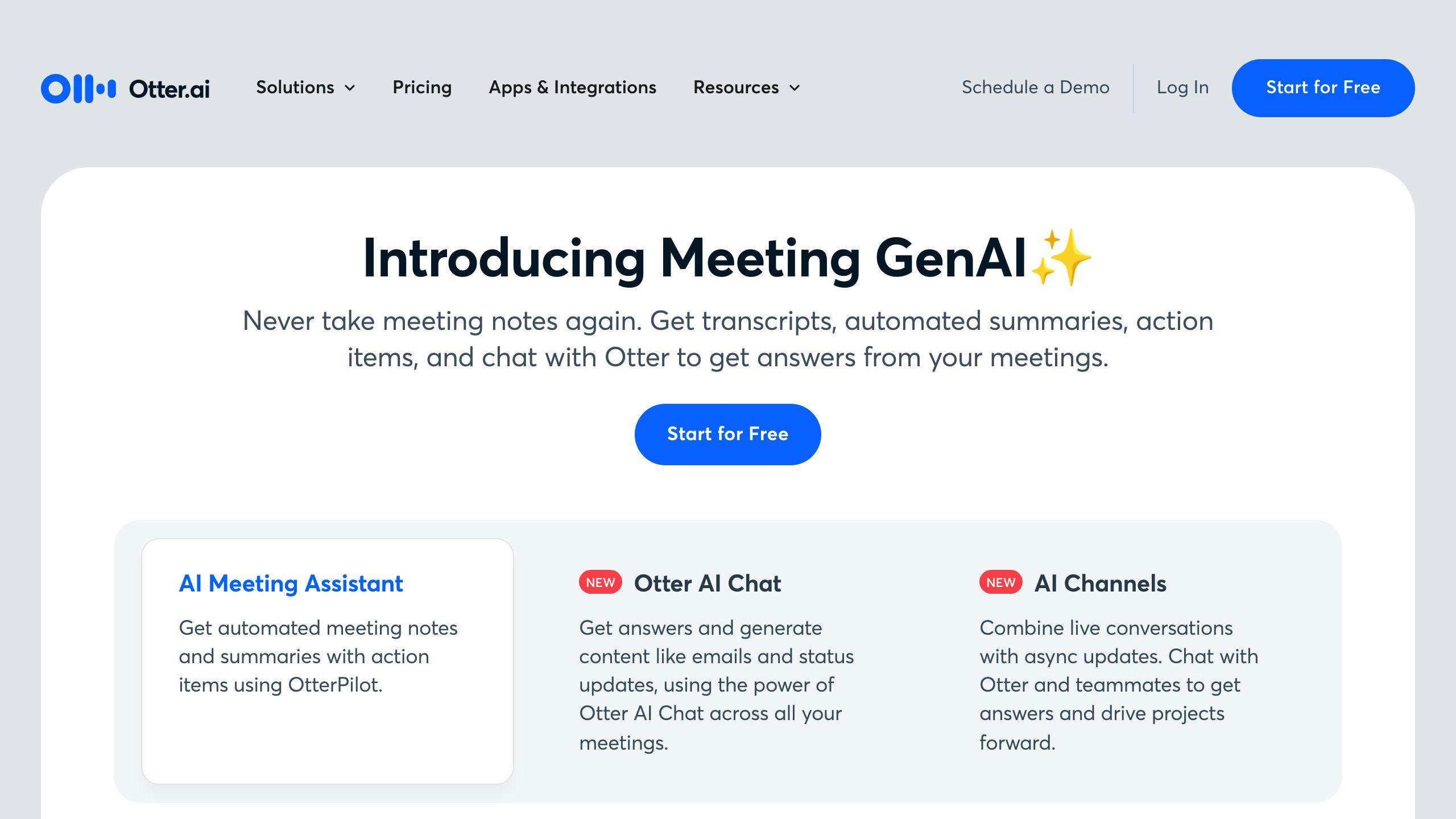 Otter.ai - the ai meeting transcription and summary tool for teams